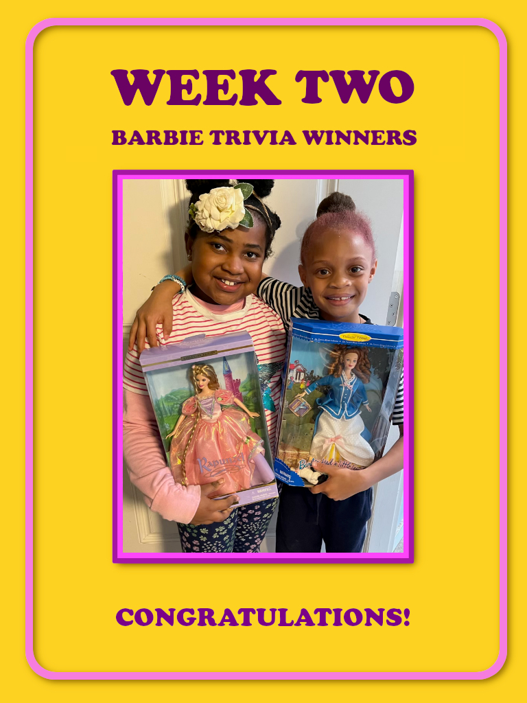 Barbie Trivia Winners