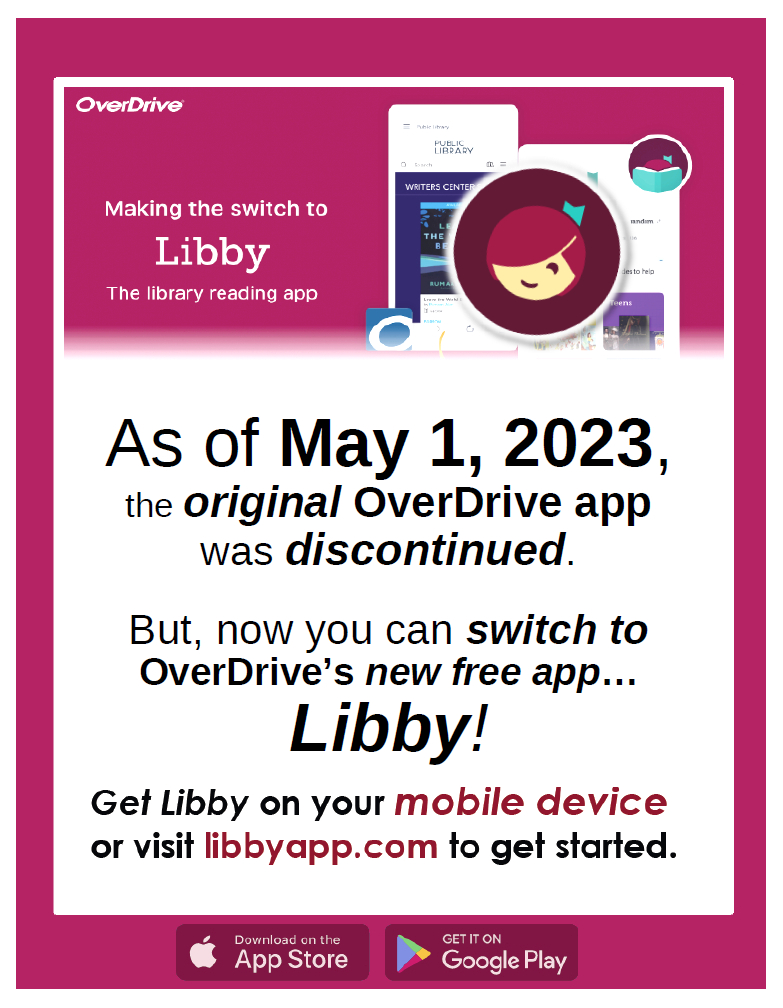 OverDrive App Discontinued - Switch to Libby