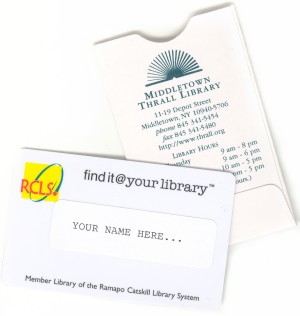 Image of Library Card