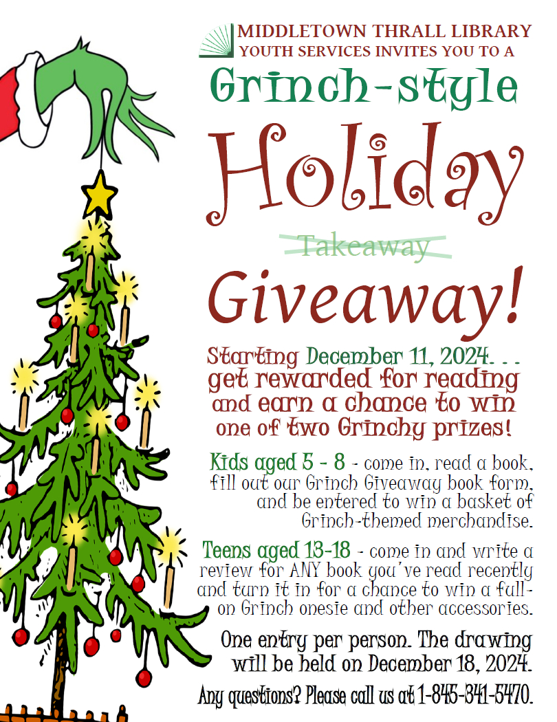 Grinch-style Holiday Giveaway