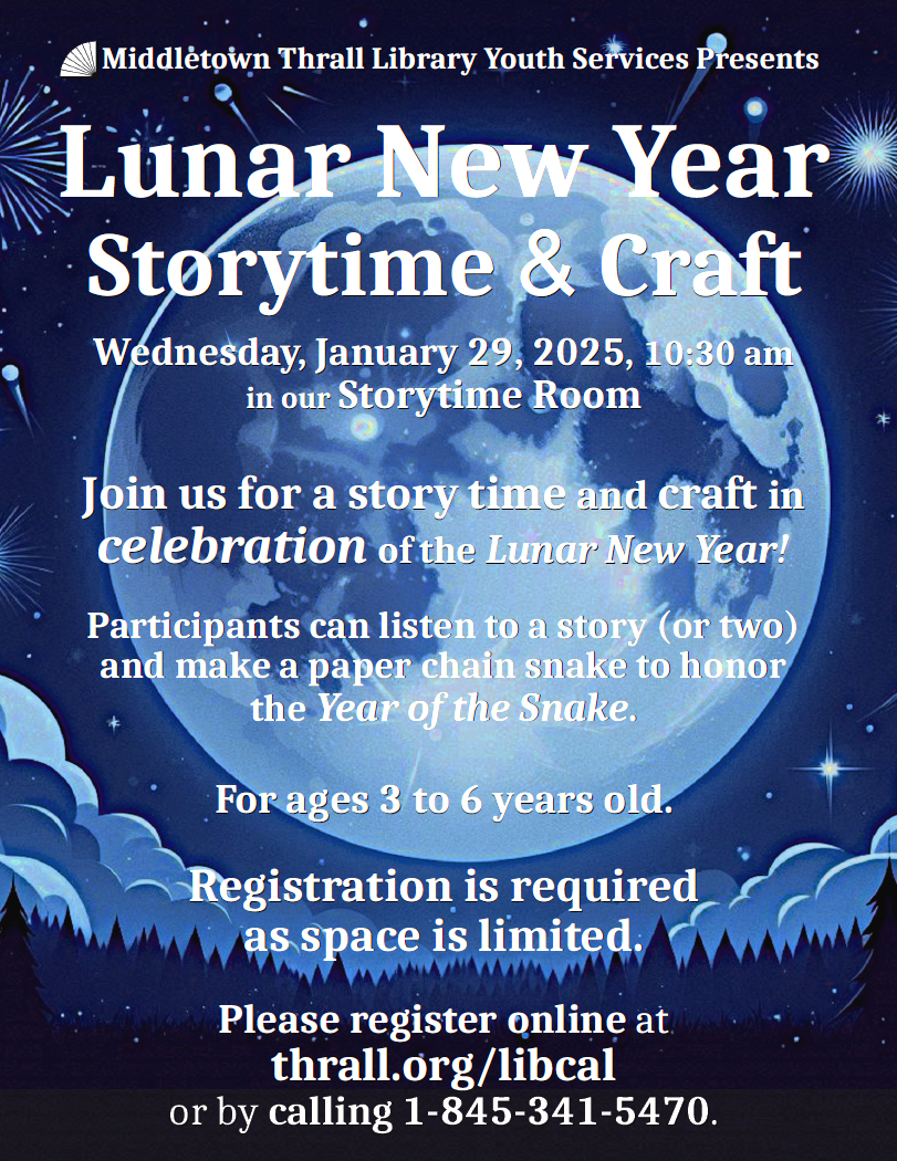 Lunar New Year Storytime and Craft