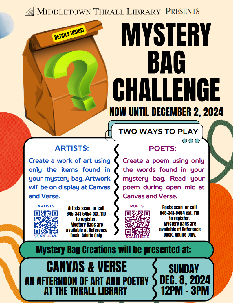 Mystery Bag Challenge - flyer by AH