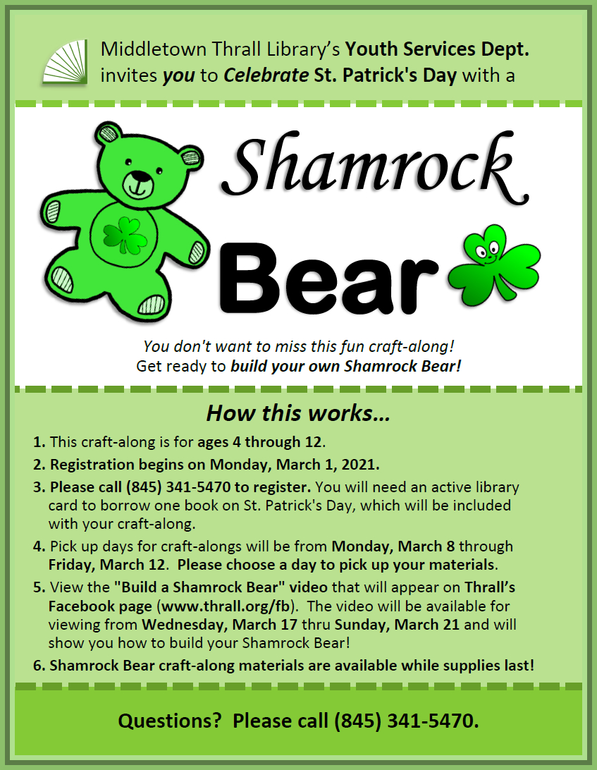 Shamrock Bear - March 2021