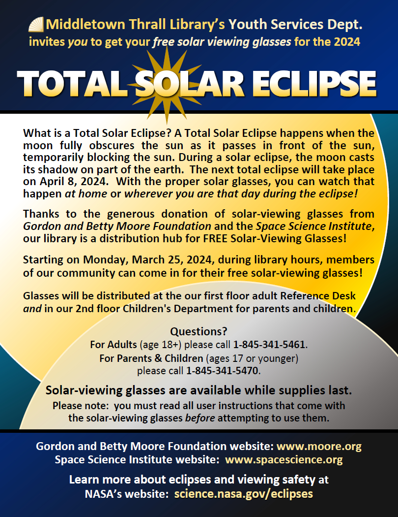 Solar Eclipse - learn more about this event by following this link