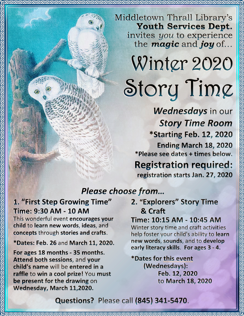 Winter Story Time 2020