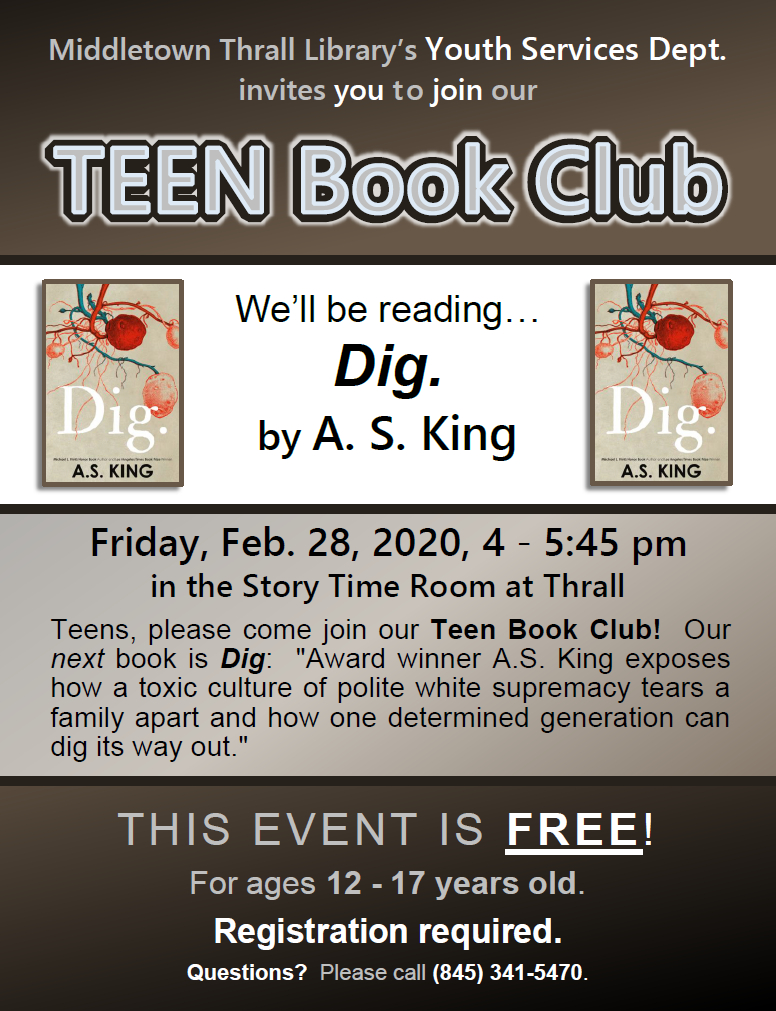 Teen Book Club: Feb. 2020
