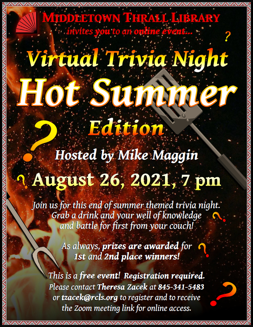 Virtual Trivia Night: August 2021