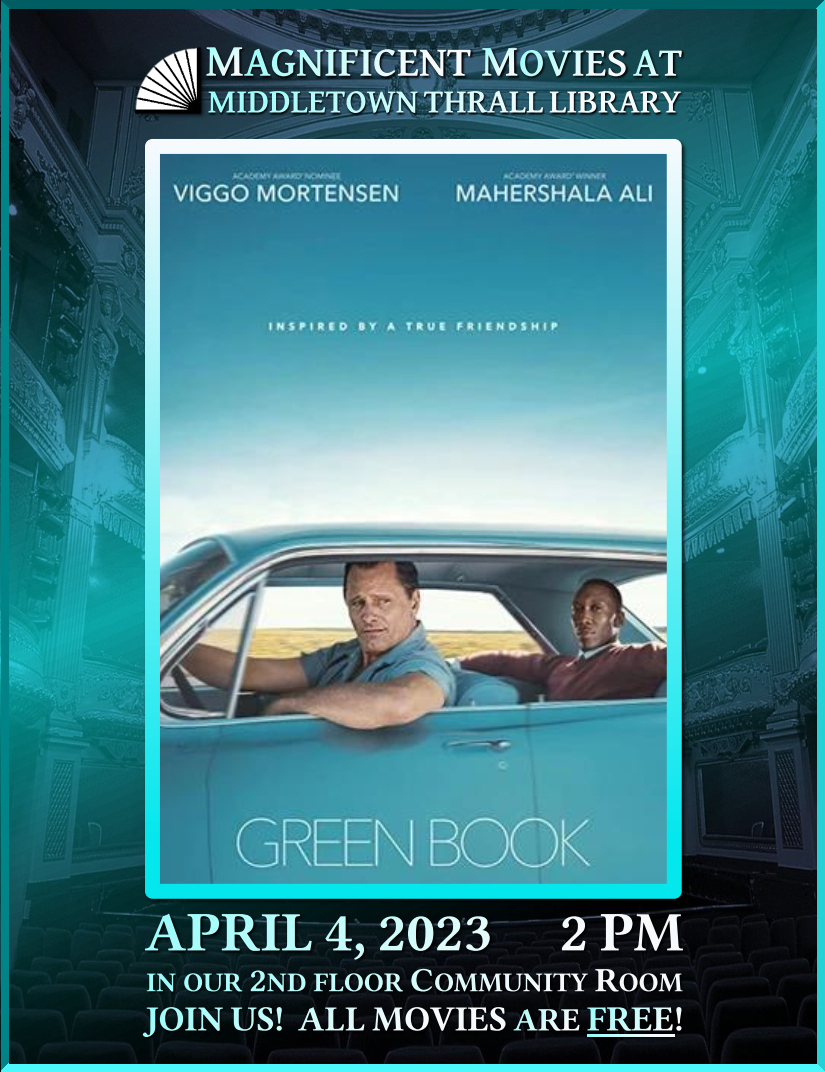 Movie: Green Book - learn more about this event by following this link