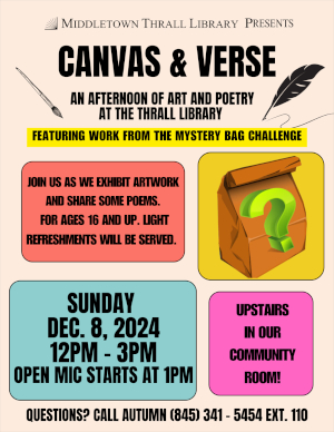 Canvas and Verse - learn more about this event by following this link