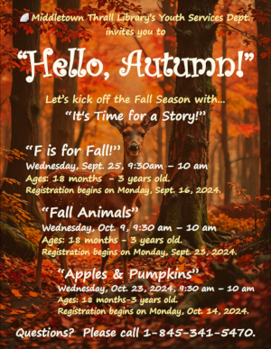 Hello Autumn - learn more about this event by following this link