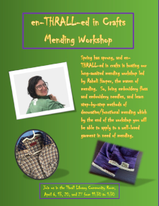 Mending Workshop - learn more about this event by following this link
