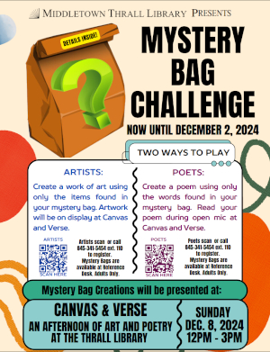 Mystery Bag Challenge - learn more about this event by following this link