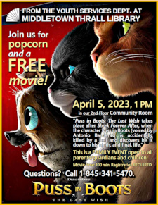 Movie: Puss in Boots - The Last Wish - learn more about this event by following this link