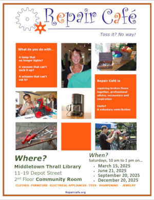 Repair Cafe - learn more about this event by following this link