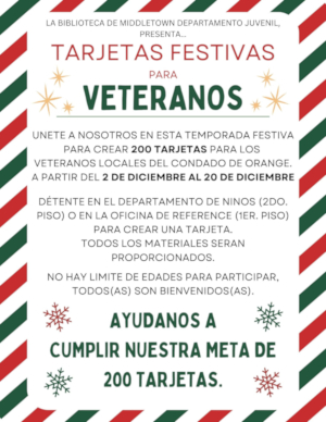 Veteran Holiday Cards - Flyer by SS - learn more about this event by following this link