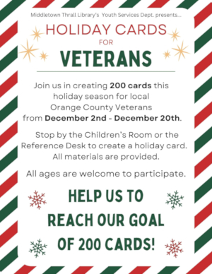 Veteran Holiday Cards - Flyer by SS - learn more about this event by following this link