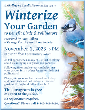 Winterize Your Garden - learn more about this event by following this link