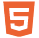 W3C HTML5 Logo linking to the W3C Validator